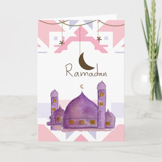 Carte de vœux Ramadan (Devant)