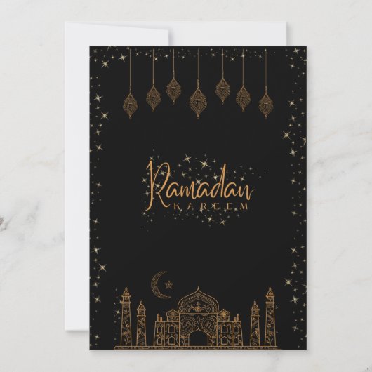 Carte de voeux Ramadan (Devant)