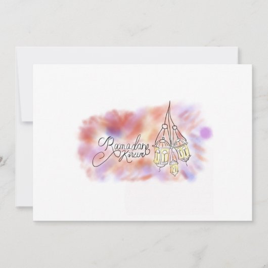 Carte de voeux Ramadan Kareem (Devant)