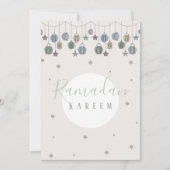 Carte de voeux Ramadan Kareem, carte cadeau (Devant)