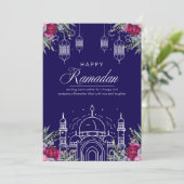 Carte de vœux Ramadan Moubarak (Debout devant)