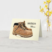 Carte de voeux Randonnées en Polygone Cool (Fleur jaune)