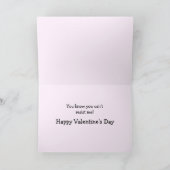 Carte de voeux Ranger "Wanna Be My Valentine" (Intérieur)