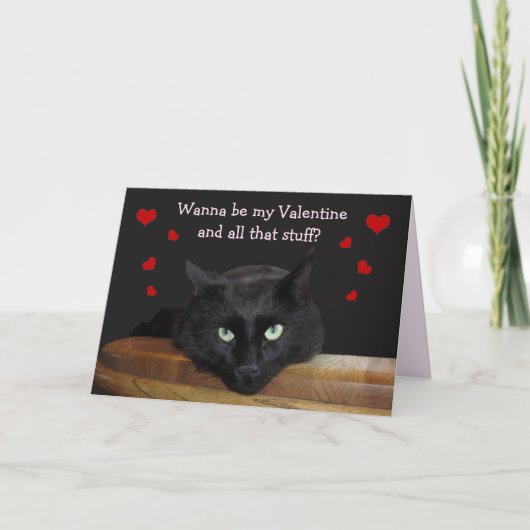Carte de voeux Ranger "Wanna Be My Valentine" (Devant)