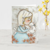 Carte de vœux - Rappel doux (Fleur jaune)