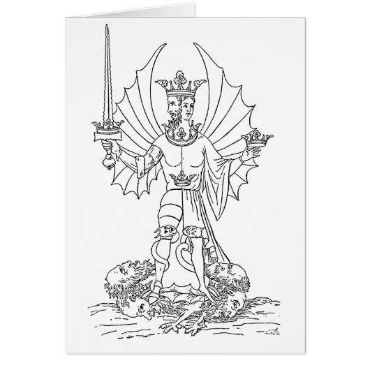 Carte de voeux Rebis Coloring Page (Devant)