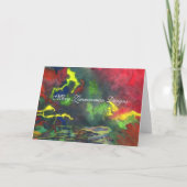 Carte de voeux Red Fusion 2 (Dos)