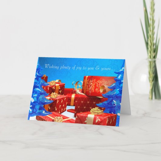 Carte de voeux Red Gifts (Devant)