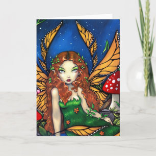 Carte de voeux "Red Haired Fairy Queen"