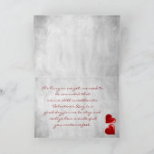 Carte de voeux Red Valentine Hearts (Intérieur)