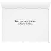 Carte de voeux Red Velvet Starbursts (Intérieur Horizontal (Bas))