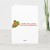 Carte de voeux Redneck Armadillo (Dos)