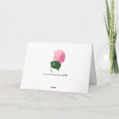 Carte de voeux Redoute Pink Hydrangea (Dos)