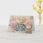 Carte de voeux Redoute Pink Hydrangea (Fleur jaune)