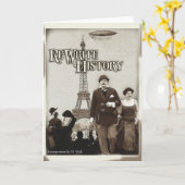 Carte de voeux Réécrire l'historique (Fleur jaune)