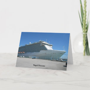 Carte de voeux Regal Princess