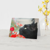 Carte de voeux - Regarder (Fleur jaune)