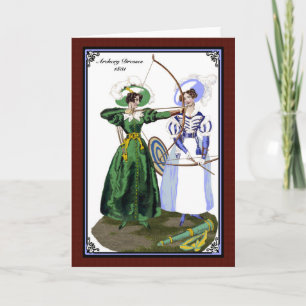 Carte de voeux Regency Fashion 1830