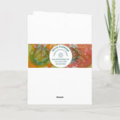 Carte de voeux Reiki (Dos)