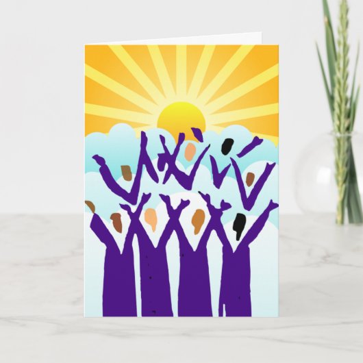 Carte de voeux Rejoice (Devant)