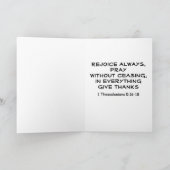 Carte de voeux Rejoice (Intérieur)