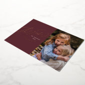 Carte de vœux religieuse à motif métallisé (Rotation)