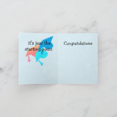 Carte de vœux : Remise de diplômes (Intérieur)