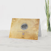 Carte de voeux repliée sur la peur (Dos)