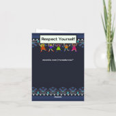 Carte de vœux Respectez-vous (Dos)