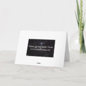 Carte de voeux retirée de mari (Dos)