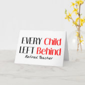 Carte de voeux retirée drôle de professeur (Fleur jaune)