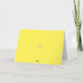 Carte de voeux Retro Citrus (Dos)