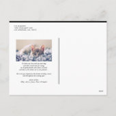 Carte de vœux rétro en typographie gras pour Joyeu (Dos)