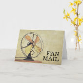 Carte de voeux Retro Fan Mail (Fleur jaune)