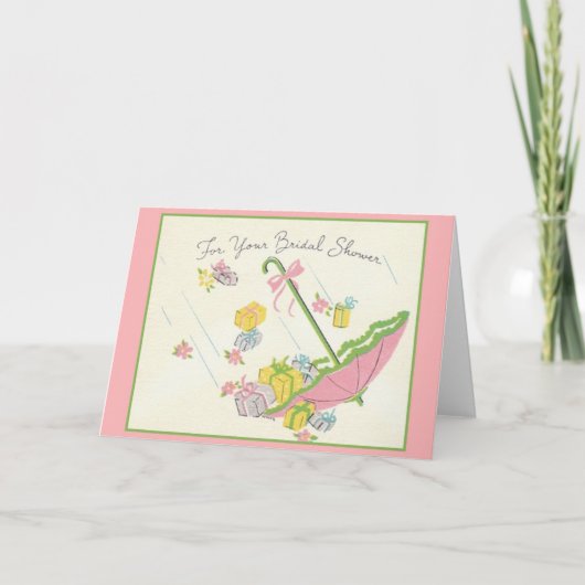 Carte de voeux Retro Fête des mariées (Devant)