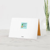 Carte de vœux rétro pour les parents heureux (Dos)