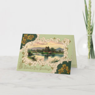 Carte de voeux Retro St. Patrick's Day