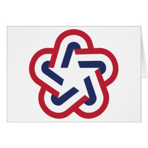 Carte de voeux Retro Star