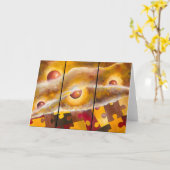 Carte de vœux Revealing Life (Fleur jaune)