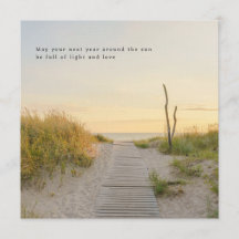 Carte de vœux rêveuse et douce dans l'esthétique d