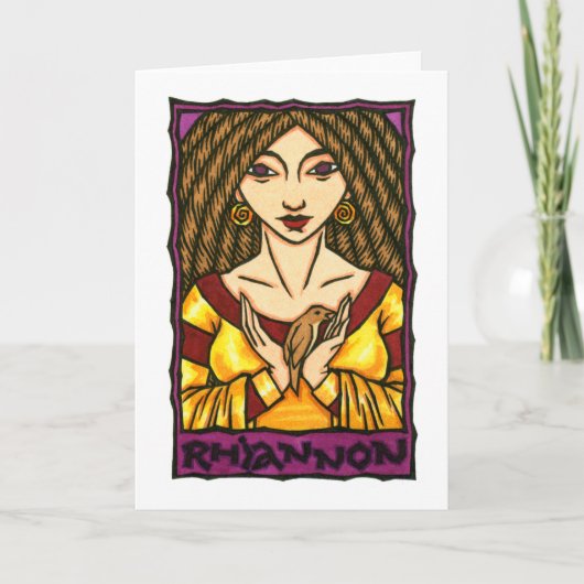 Carte de voeux Rhiannon (Devant)