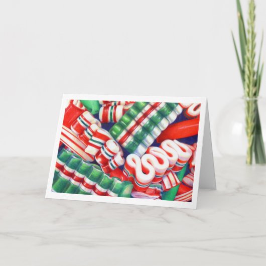 Carte de voeux RIBBON CANDY (Devant)