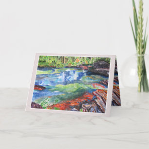 Carte de voeux River of Five Colours