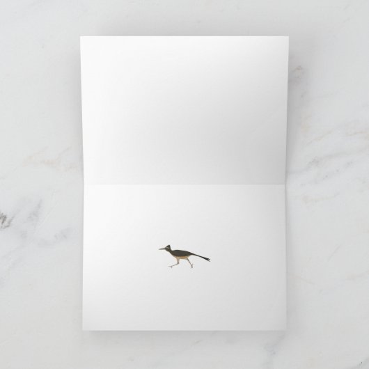 Carte de voeux Roadrunner (Intérieur)