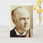 Carte de voeux Robert G. Ingersoll - Vierge à l'in (Fleur jaune)
