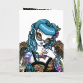 Carte de voeux Rockabilly Baby Tattoo Angel (Dos)