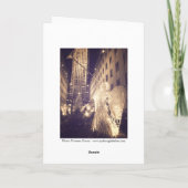 Carte de vœux - Rockefeller Center - NYC (Dos)