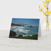 Carte de voeux Rocky Coast (Fleur jaune)