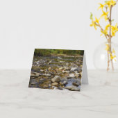 Carte de voeux Rocky Path (Fleur jaune)
