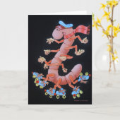 Carte de voeux - Rollapilla (Fleur jaune)